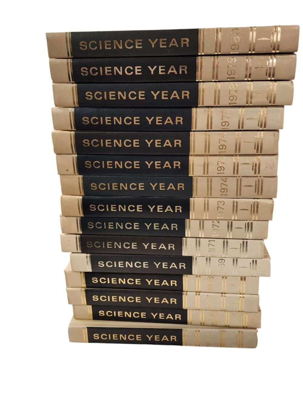 The World Book Encyclopedia Science YearBook 1965 thru 1980 minus 1970